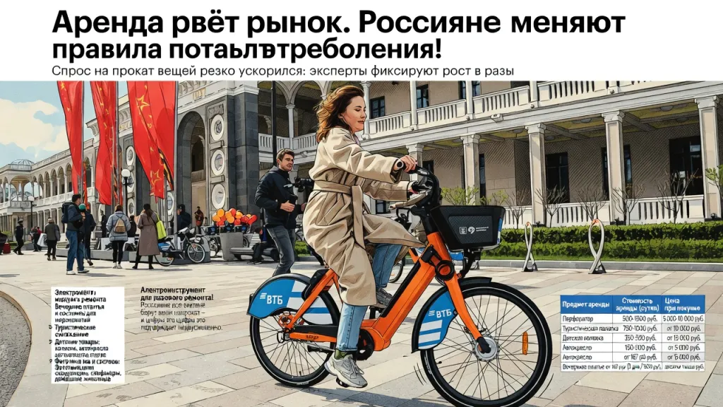 Аренда рвёт рынок. Россияне меняют правила потребления!