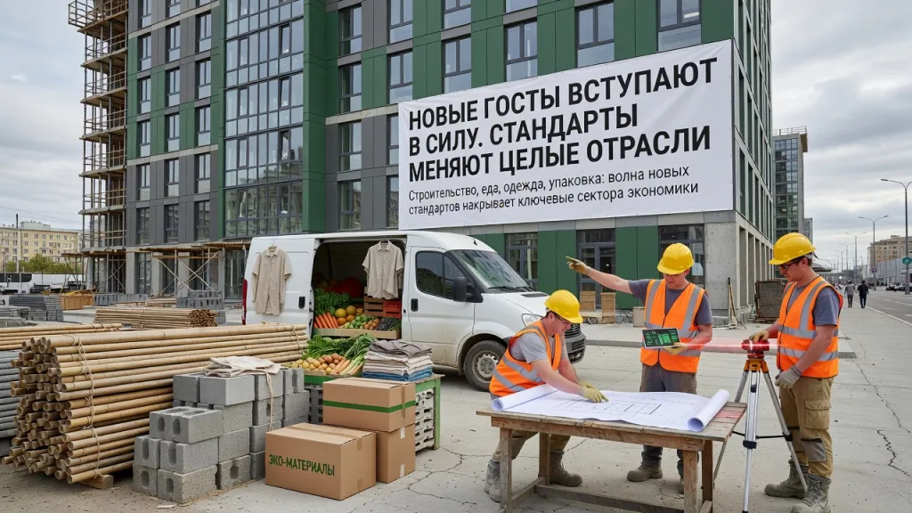 Новые ГОСТы вступают в силу. Стандарты меняют целые отрасли